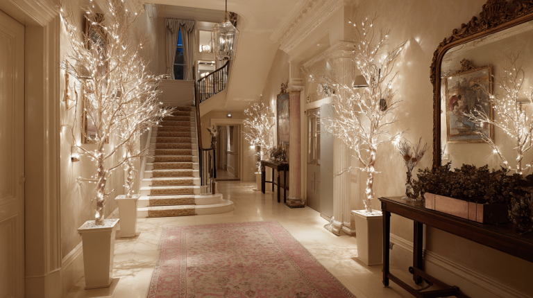 New_York_house_entrance_hall_with_Christmas_style_l_1290b9___Targeting Idea